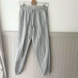TNA XS CozyAF Fleece Sweatpants in Gray Joggers Loungewear Size XS